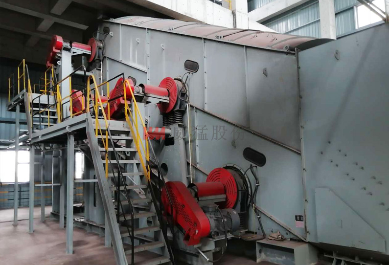 唐山某鋼鐵復(fù)頻篩X使用現(xiàn)場