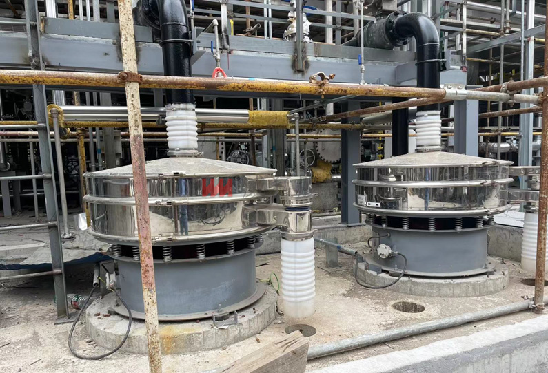 化工行業(yè)分布篩使用現(xiàn)場